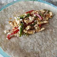 Una foto de Fajitas de Pollo y Feta