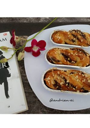 Foto resep Mini Nutella Peanut Braided Bread (Tanpa Ulen)
