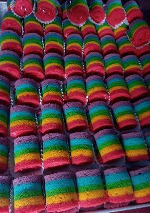 Foto resep Rainbow Cake mini
