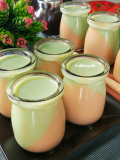 Foto resep Thai tea milk pudding