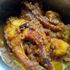 Bhetki fish curry A picture of Bhetki fish curry.
