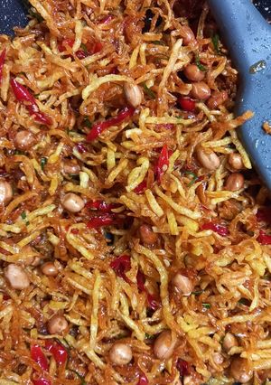 Foto resep Kering Kentang Pedas Manis Awet Kriuk