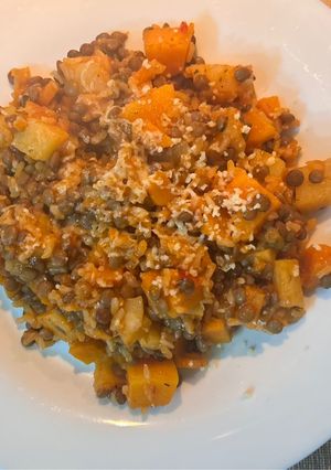 Una foto de Comidas familiares de todos los días: Guiso de Lentejas