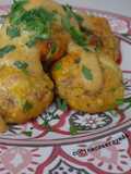 Albóndigas de atún con calabacín y queso