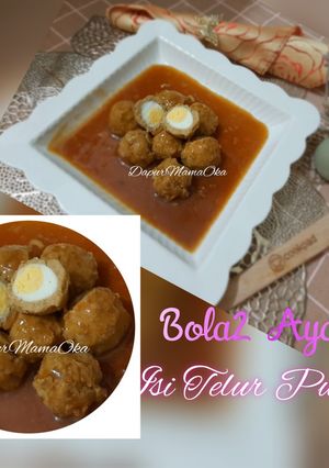 Foto resep Bola2 Ayam Isi Telur Puyuh