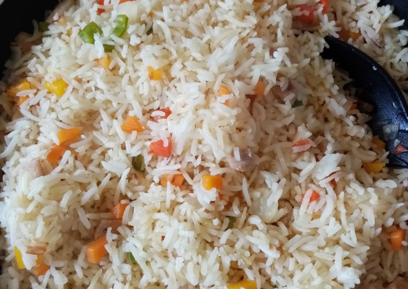 Simple vegetable rice