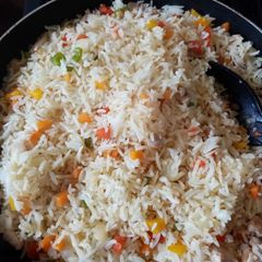 A picture of Simple vegetable rice.