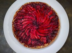 Foto di Torta di mele e melagrana