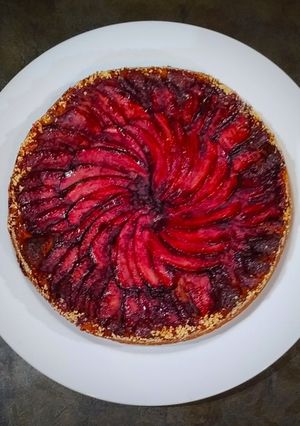 Foto di Torta di mele e melagrana