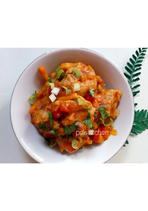 Foto resep Beef Cornet with Garlic Sauce