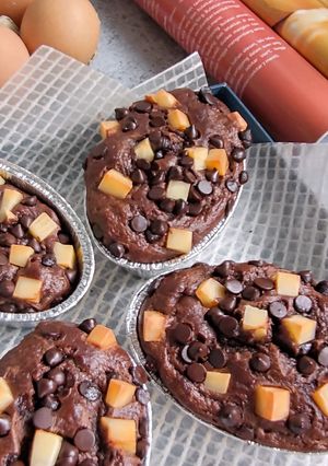 Foto resep Mini Choco Cheese Banana Cake