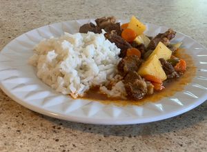 Una foto de Carne guisada estilo puertorriqueño
