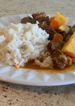 Una foto de Carne guisada estilo puertorriqueño