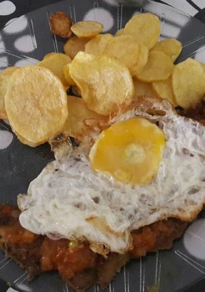 Una foto de Milanesa a la frontera