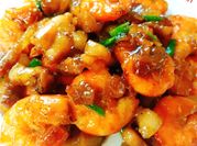 A picture of tôm thịt rim mặn ngọt