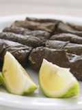 Hojas de parra rellenas -Waraq 'enab