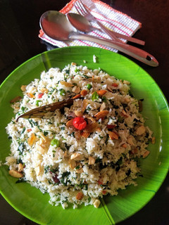 A picture of Methi Pulao.