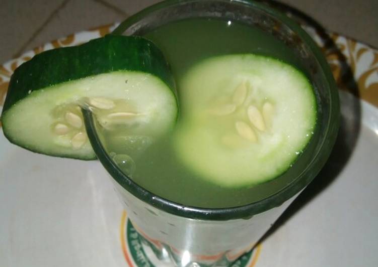 Steps to Prepare Super Quick Homemade Cucumber juice