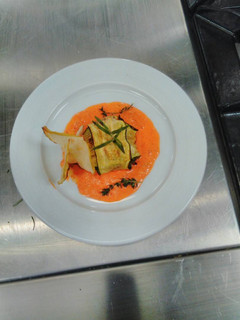 Una foto de Tortellini de calabacín