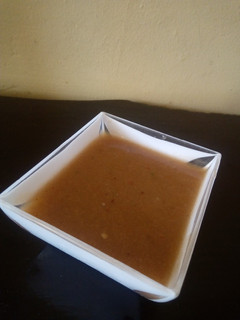 A picture of Ujwaju/tamarind sauce.