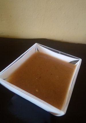 A picture of Ujwaju/tamarind sauce.