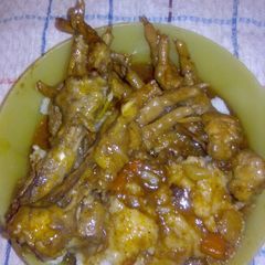 A picture of Chicken feet.