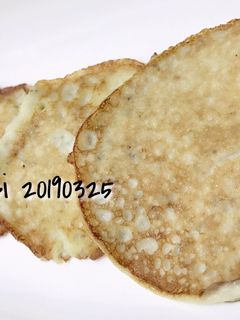 無麵粉香蕉煎餅 的食譜成品照片
