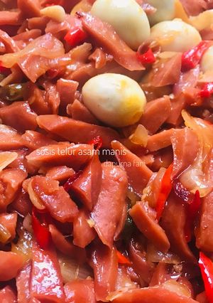 Foto resep Sosis telur asam manis 🤤