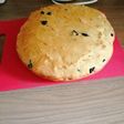 Crisp olive bread