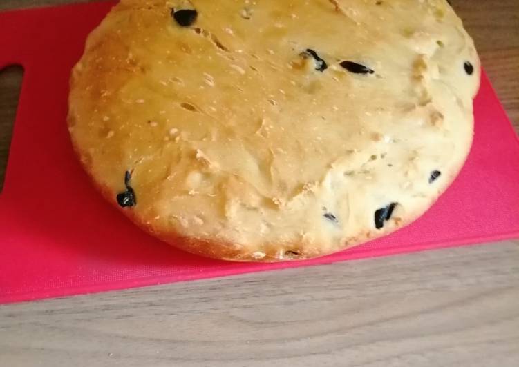 Step-by-Step Guide to Make Homemade Crisp olive bread