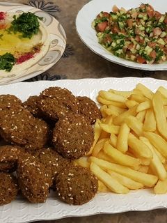 صورة لوصفة فلافل بالحمص 🌯