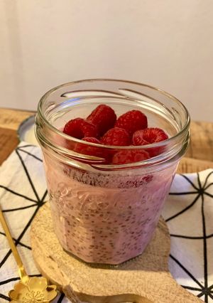 Une photo de ☆Pudding de Chia aux Framboises☆
