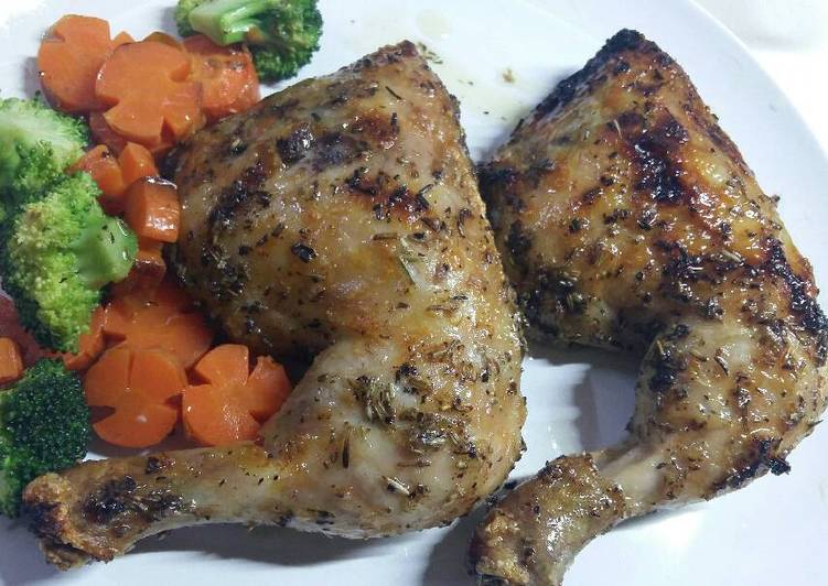 Easiest Way to Make Perfect Mixed herbs chicken