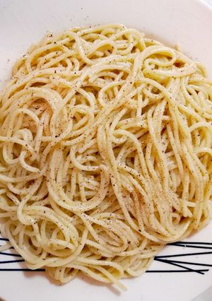 Una foto de Tallarines al olio