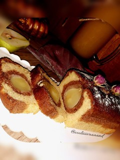 عکسی از دستور کیک سورپرایز گلابی🍐