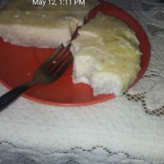 A picture of Baked eggs.