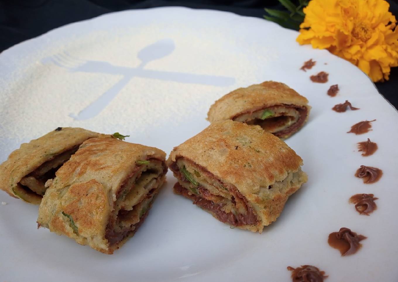 Healthy choco roll