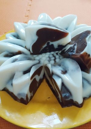 Foto resep Puding marmer susu oreo #HarigiziNasional2019