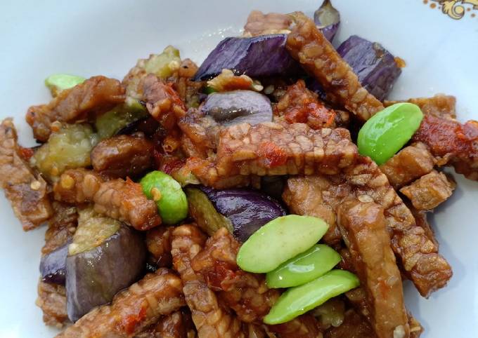 Resep Oseng Tempe Terong Pete Pedas Oleh Dapur Mama Haifa Cookpad