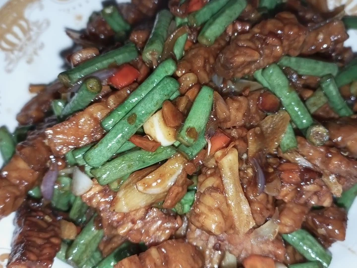 Langkah Gampang Membikin Resep Oseng Tempe dan Kacang Panjang yang Uenak Anti Ribet, Mantap