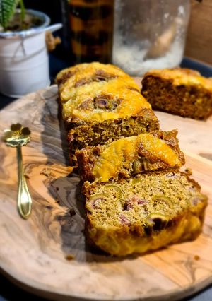 Une photo de Cake healthy jambon olives