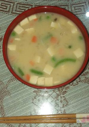 Foto resep Ozouni (Miso soup)