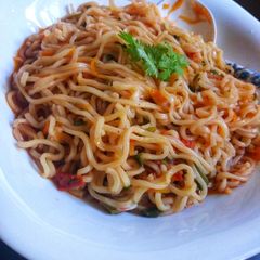 A picture of Noodle soup.