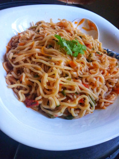 A picture of Noodle soup.