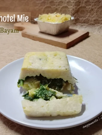 Recipe Schotel Mie Isi Bayam the Awesome  Tasty