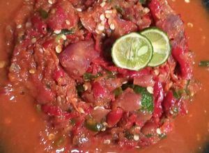 Foto resep Sambal dadak jeruk limo