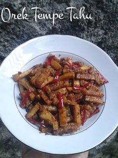 Foto resep (78) Orek Tempe Tahu