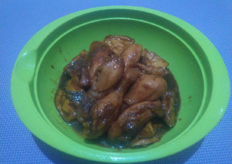 Resep Tahu + ayam kecap simple yang Enak