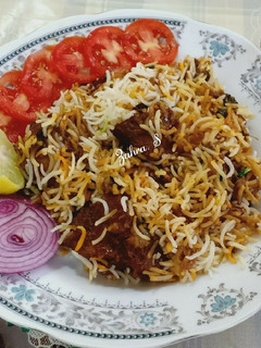 A picture of Gosht ki Biryani.