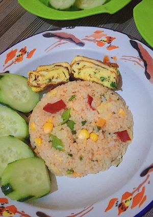 Foto resep Nasi Goreng Pelangi